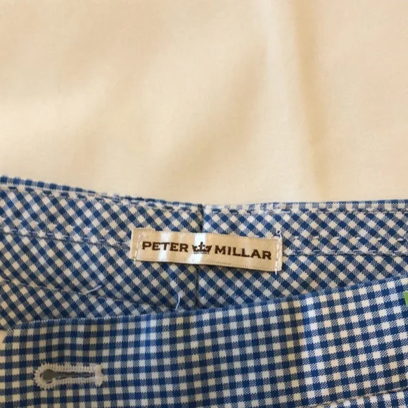 Mens Peter Millar gingham check shorts - Picture 5 of 5